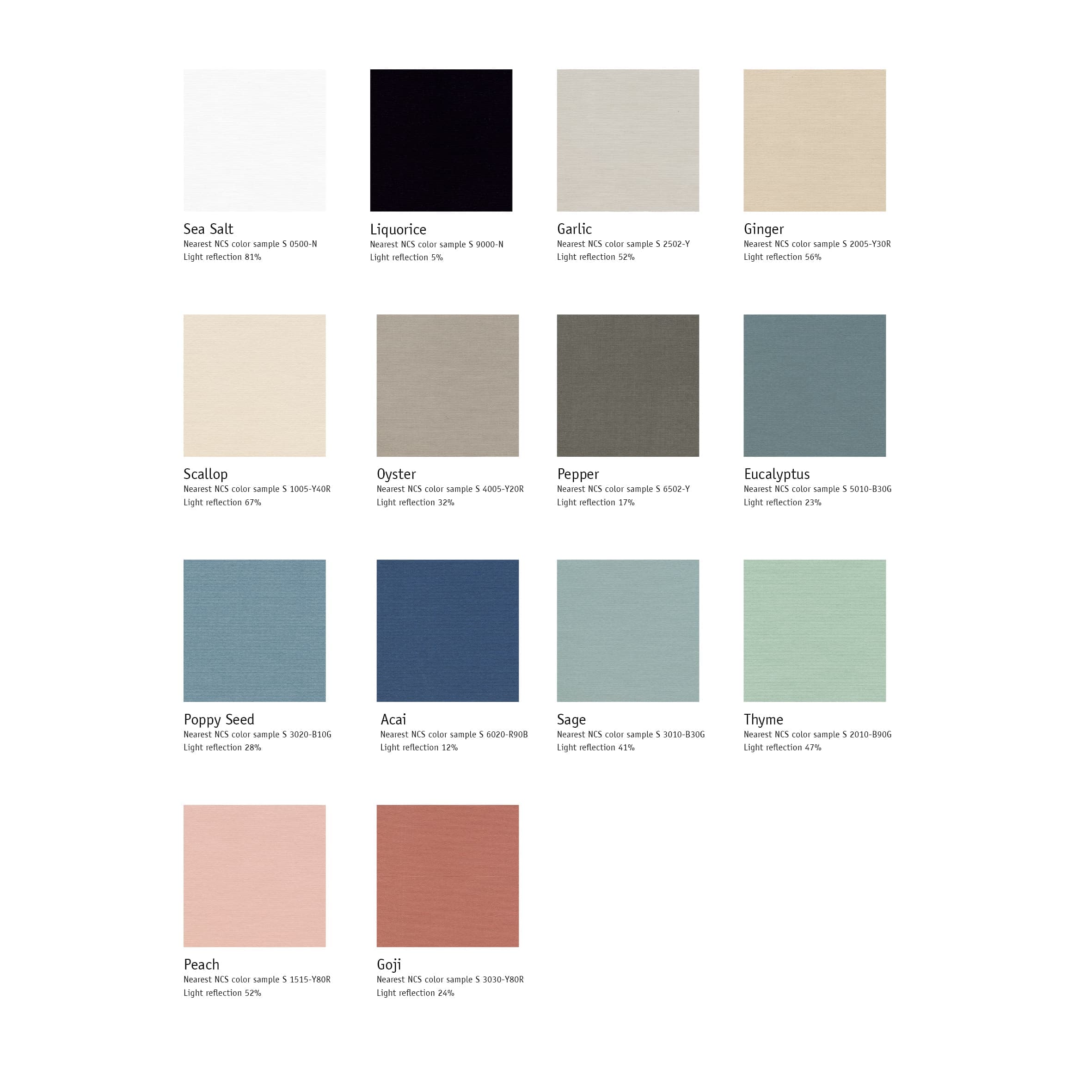 Kleuren EASYultra wandpanelen