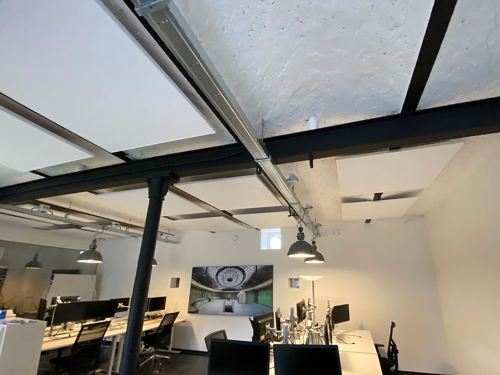 Plafondeilanden kantoor