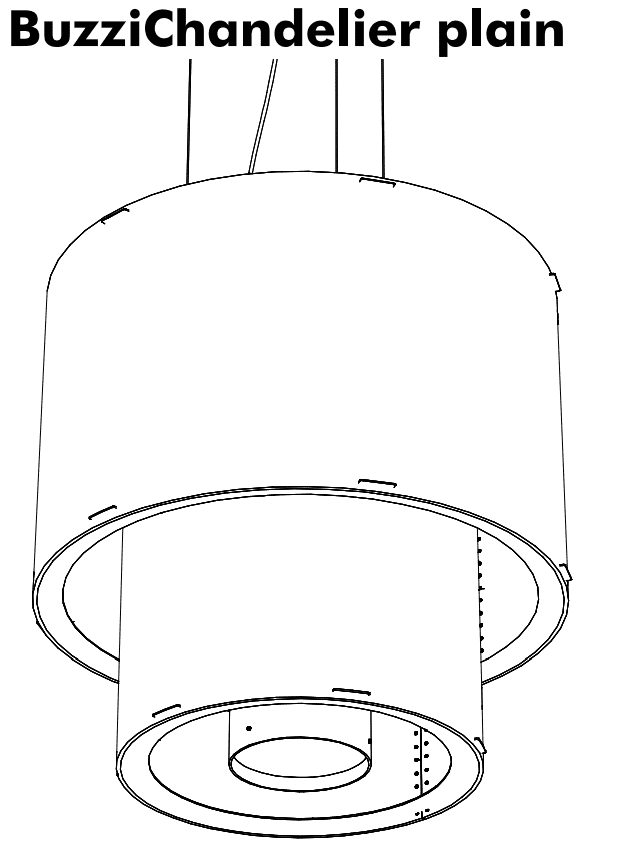 Buzzichandelier plain tekening