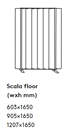 Scala floor afmetingen