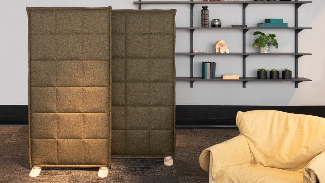 Akoestisch scherm dat geluid absorbeert - Abstracta