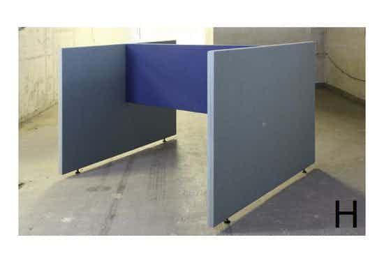 EASYfabric Workspace H-form | Acoustic screen